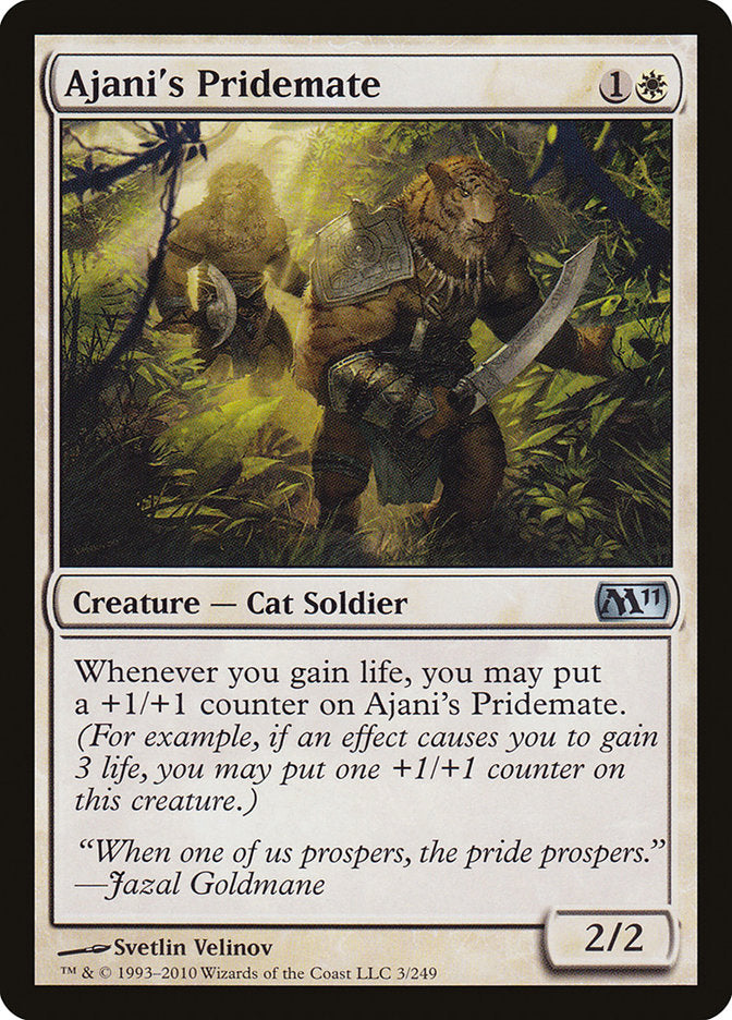 Ajani's Pridemate [Magic 2011] Magic: The Gathering