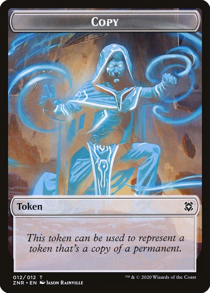 Cat // Copy Double-Sided Token [Zendikar Rising Tokens] Magic: The Gathering