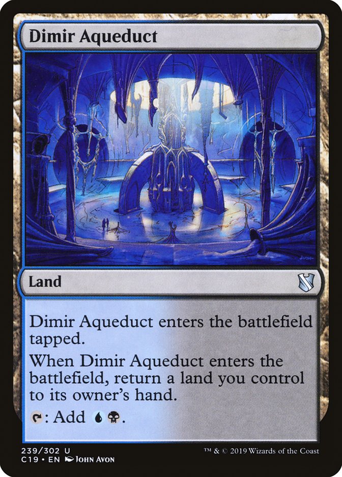 Dimir Aqueduct [Commander 2019] Magic: The Gathering