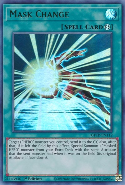 Mask Change [GFTP-EN112] Ultra Rare Yu-Gi-Oh!
