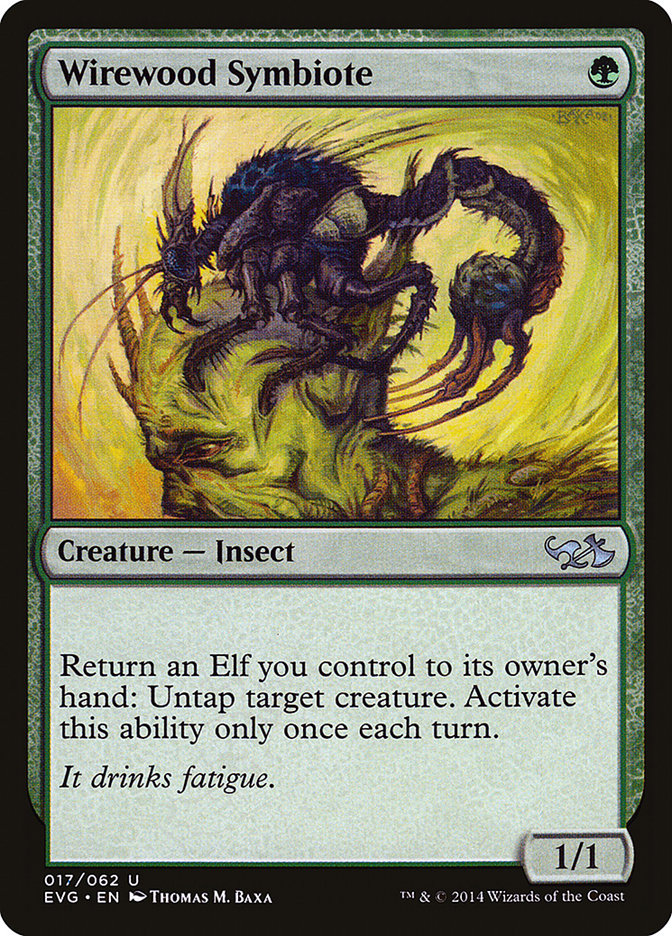 Wirewood Symbiote (Elves vs. Goblins) [Duel Decks Anthology] Magic: The Gathering