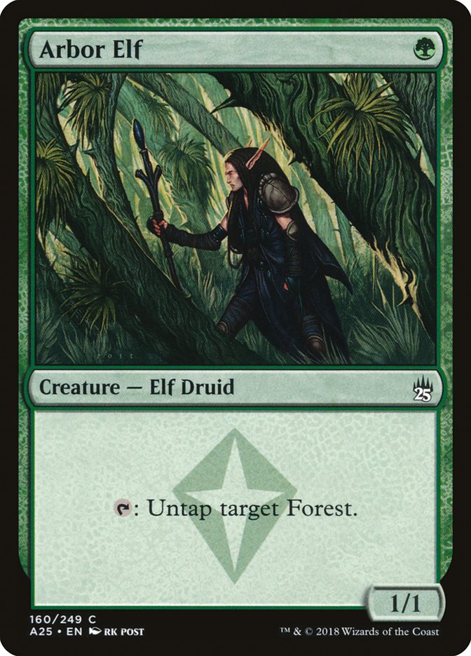 Arbor Elf [Masters 25] Magic: The Gathering