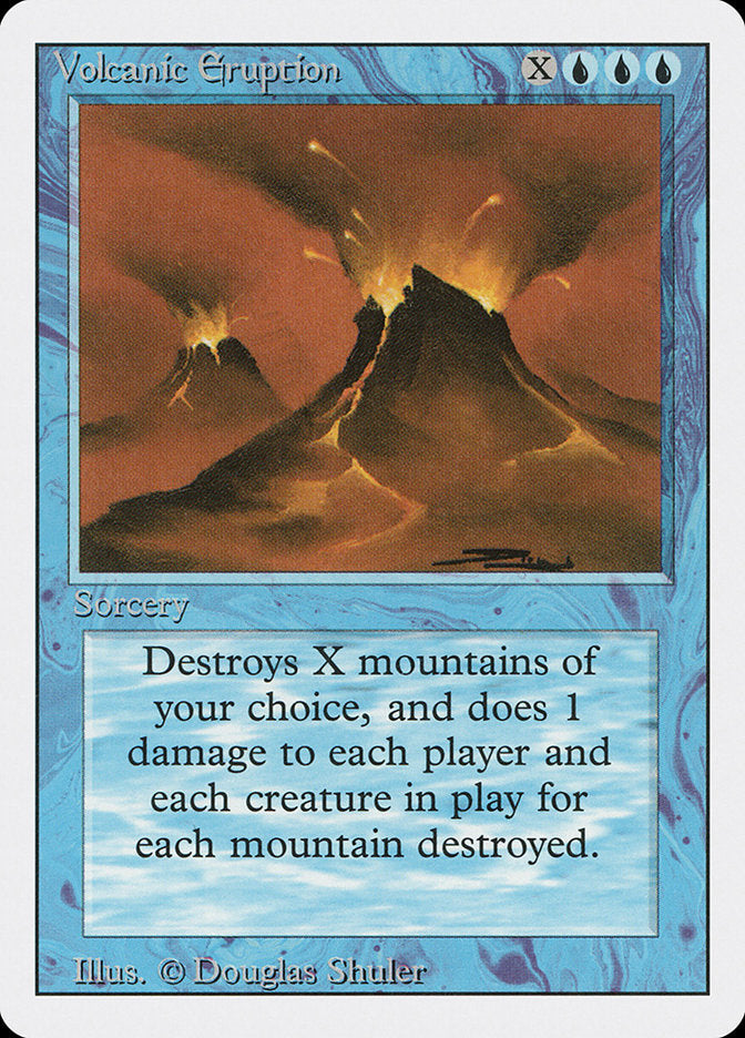 Volcanic Eruption [Revised Edition] Magic: The Gathering