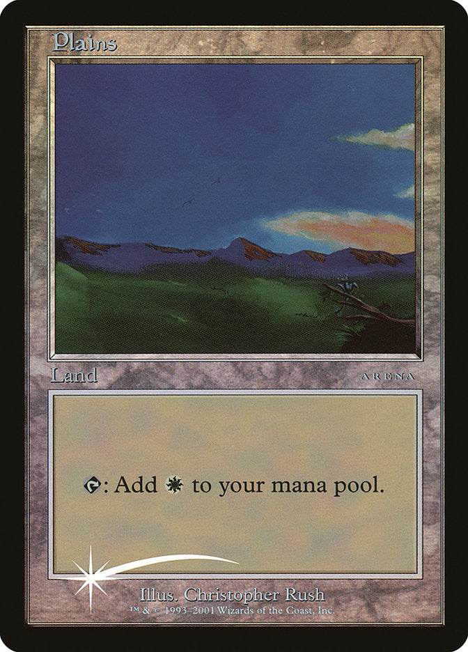 Plains (7) [Arena League 2001] Magic: The Gathering