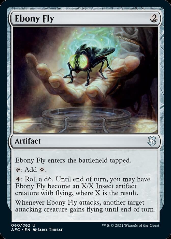 Ebony Fly [Dungeons & Dragons: Adventures in the Forgotten Realms Commander] Magic: The Gathering