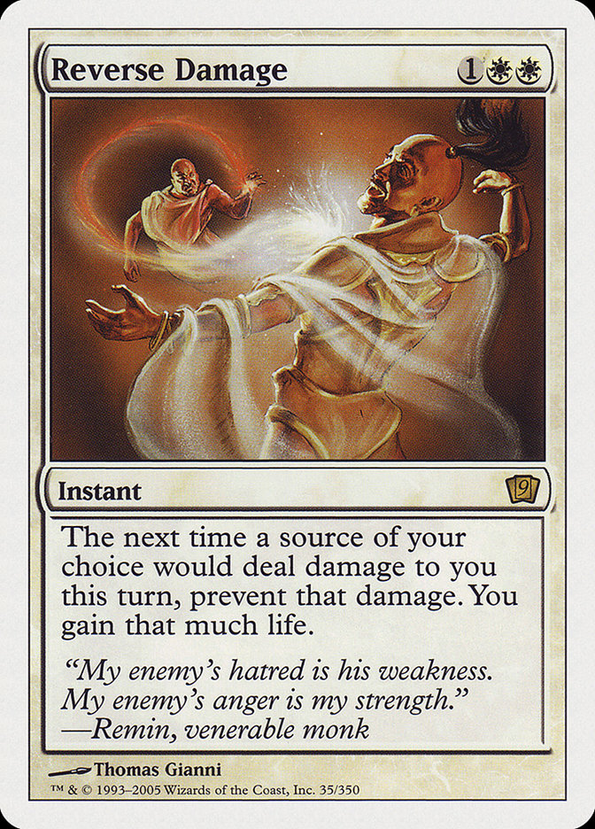 Reverse Damage [Ninth Edition] Magic: The Gathering
