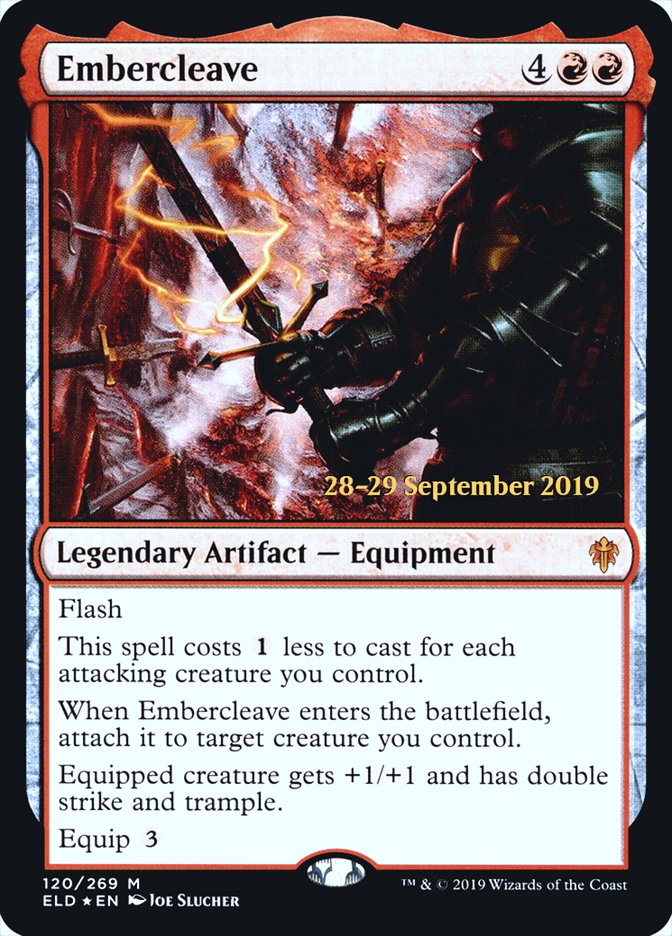 Embercleave [Throne of Eldraine Prerelease Promos] Magic: The Gathering