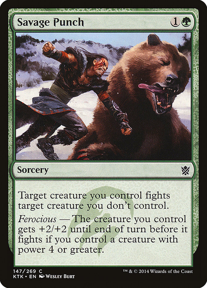 Savage Punch [Khans of Tarkir] Magic: The Gathering