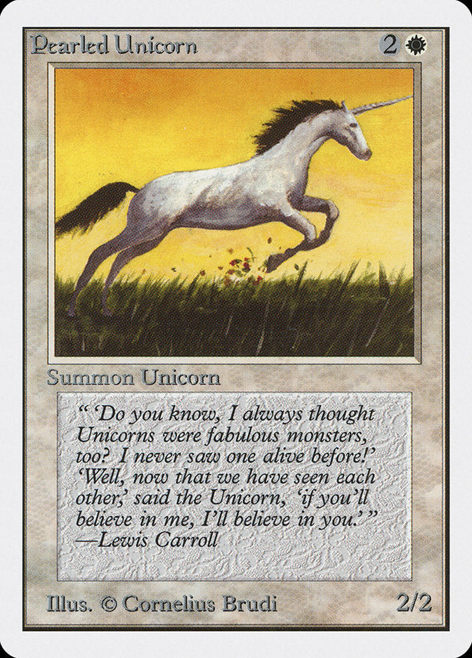 Pearled Unicorn [Unlimited Edition] Magic: The Gathering