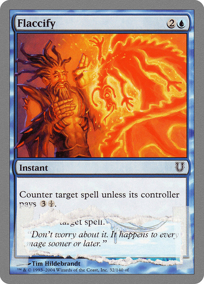 Flaccify [Unhinged] Magic: The Gathering