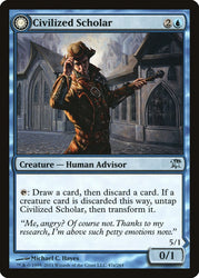 Civilized Scholar // Homicidal Brute [Innistrad] Magic: The Gathering