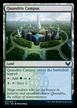 Quandrix Campus [Strixhaven: School of Mages] Magic: The Gathering