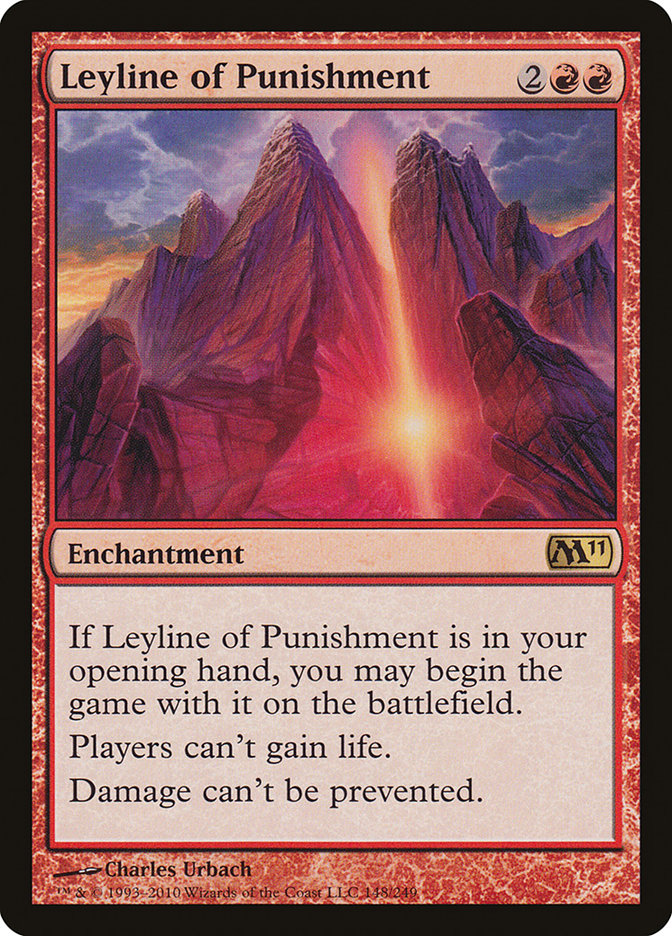 Leyline of Punishment [Magic 2011] Magic: The Gathering
