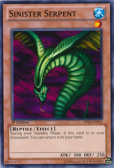 Sinister Serpent [BP02-EN015] Common Yu-Gi-Oh!