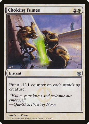Choking Fumes [Mirrodin Besieged] Magic: The Gathering