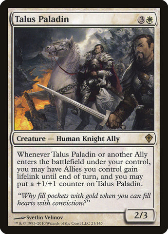 Talus Paladin [Worldwake] Magic: The Gathering
