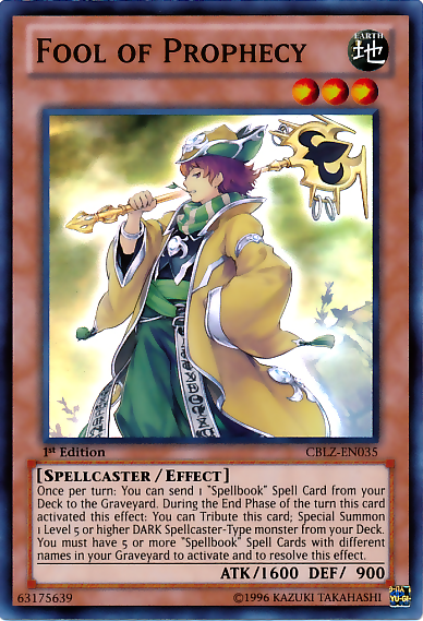 Fool of Prophecy [CBLZ-EN035] Super Rare Yu-Gi-Oh!