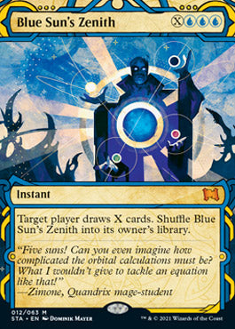 Blue Sun's Zenith (Foil Etched) [Strixhaven: School of Mages Mystical Archive] Magic: The Gathering