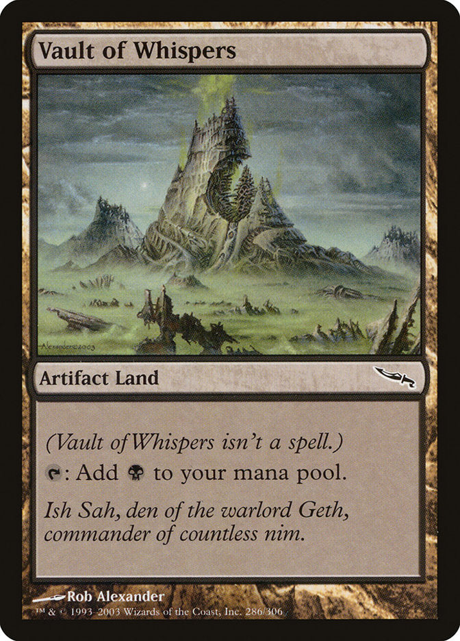 Vault of Whispers [Mirrodin] Magic: The Gathering