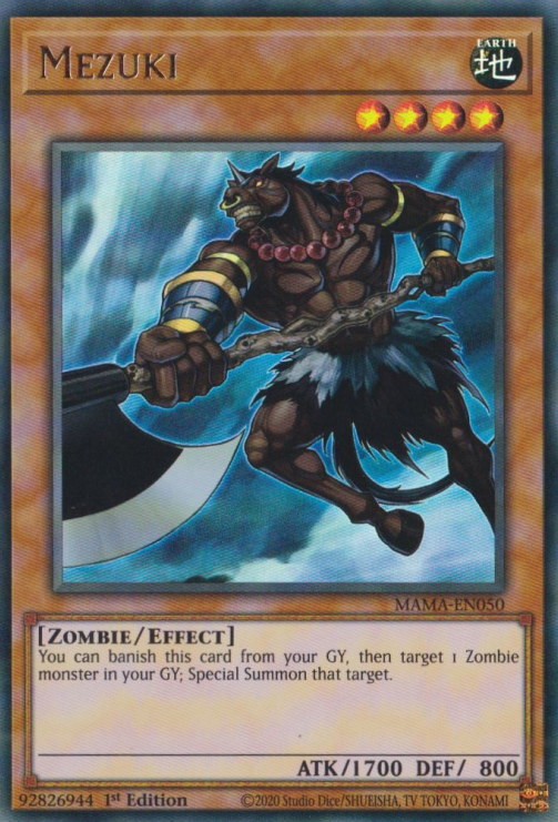Mezuki [MAMA-EN050] Ultra Rare Yu-Gi-Oh!