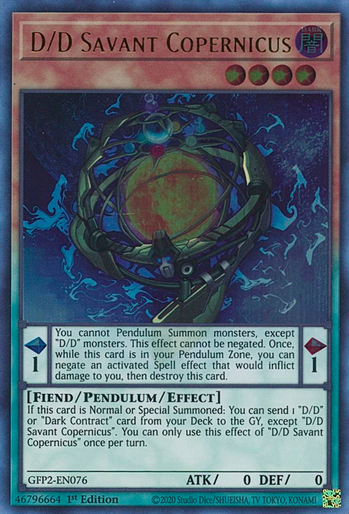 D/D Savant Copernicus [GFP2-EN076] Ultra Rare Yu-Gi-Oh!