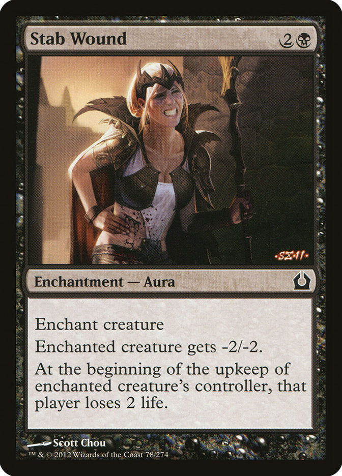 Stab Wound [Return to Ravnica] Magic: The Gathering