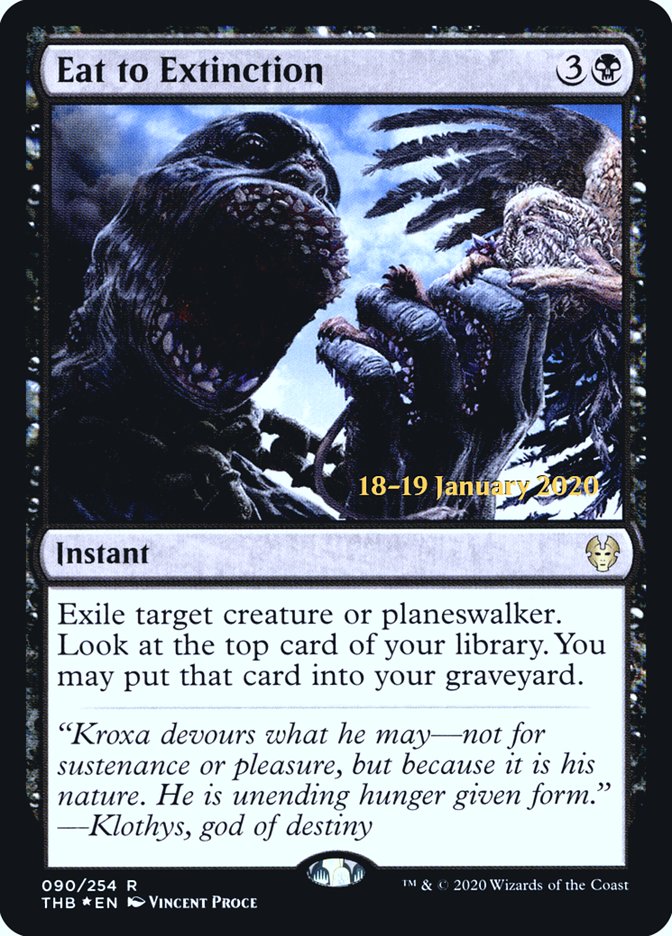 Eat to Extinction [Theros Beyond Death Prerelease Promos] Magic: The Gathering
