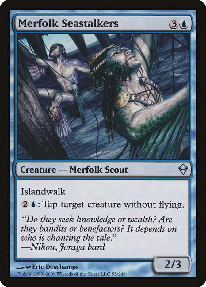 Merfolk Seastalkers [Zendikar] Magic: The Gathering