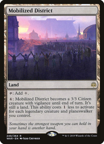 Mobilized District [War of the Spark] Magic: The Gathering